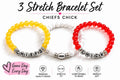 Chiefs Chick 3 Stretch Bracelet Set