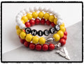 Chiefs Football and Arrowhead 3 Stretch Bracelet Set