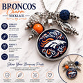 Denver Broncos Swirl Necklace