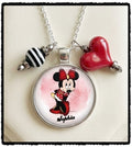Personalized Minnie Mouse Necklace